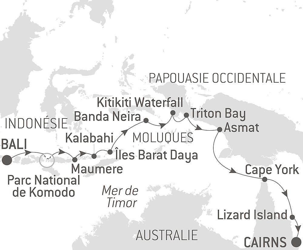 Odyssée tropicale entre Indonésie et nord-est Australien
