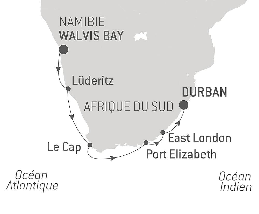 Namibie et Afrique du Sud  null