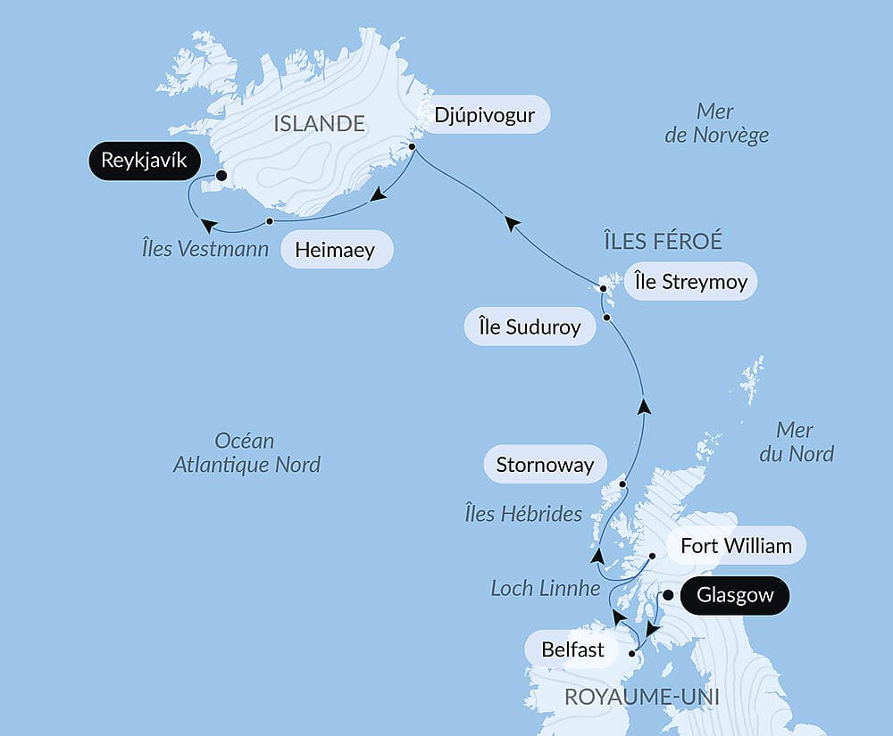 Territoires sauvages d'Écosse, des îles Féroé et d'Islande	 null