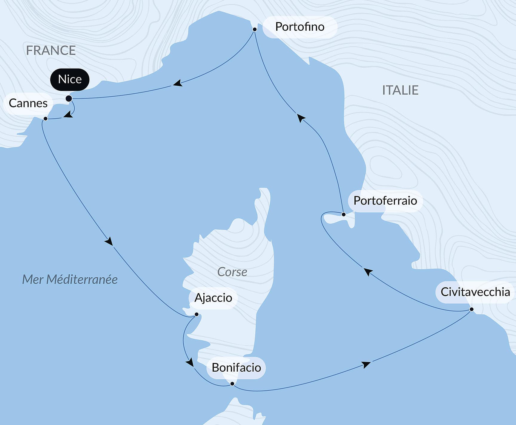 L'art en filigrane, des rivages français aux côtes italiennes