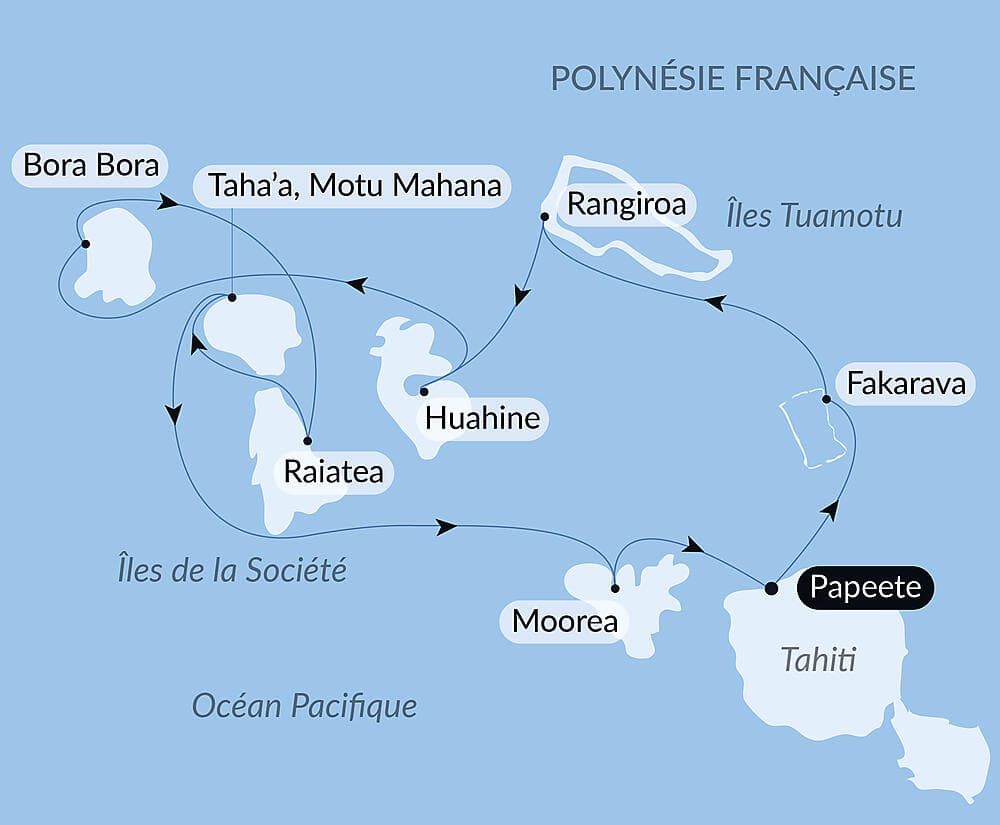 Îles de la Société et Tuamotu