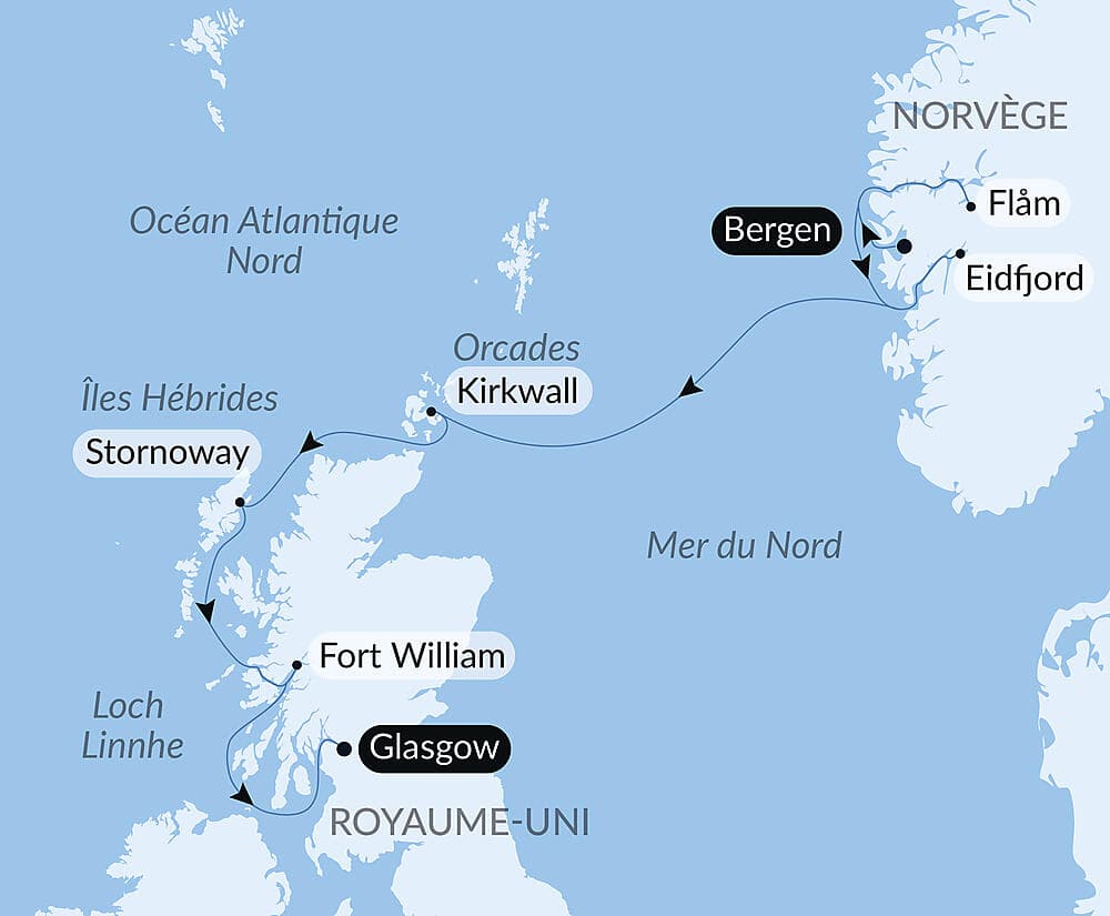 Îles écossaises et fjords norvégiens null