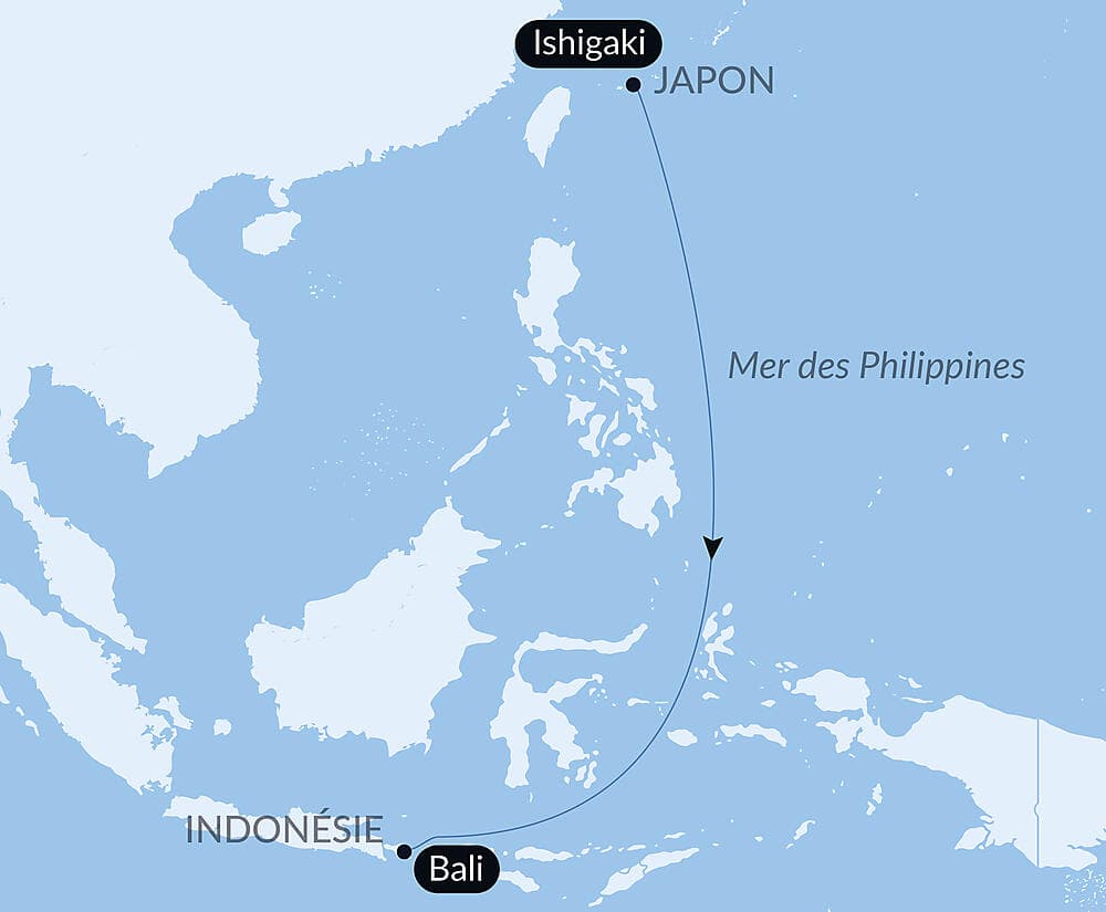 Voyage en Mer : Ishigaki - Bali